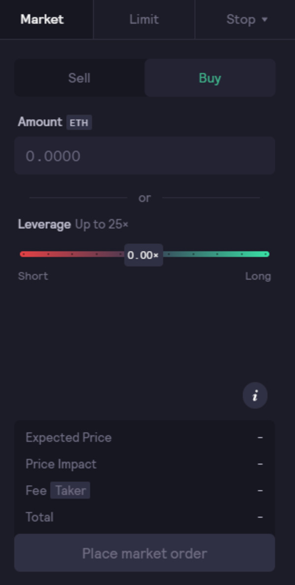 Market screen.